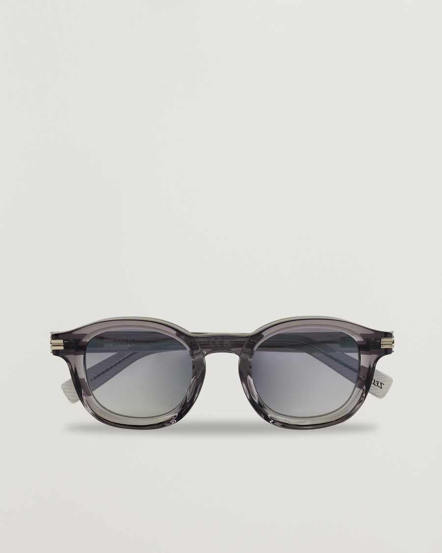 Zegna EZ0229 Sunglasses Grey/Smoke – Gris