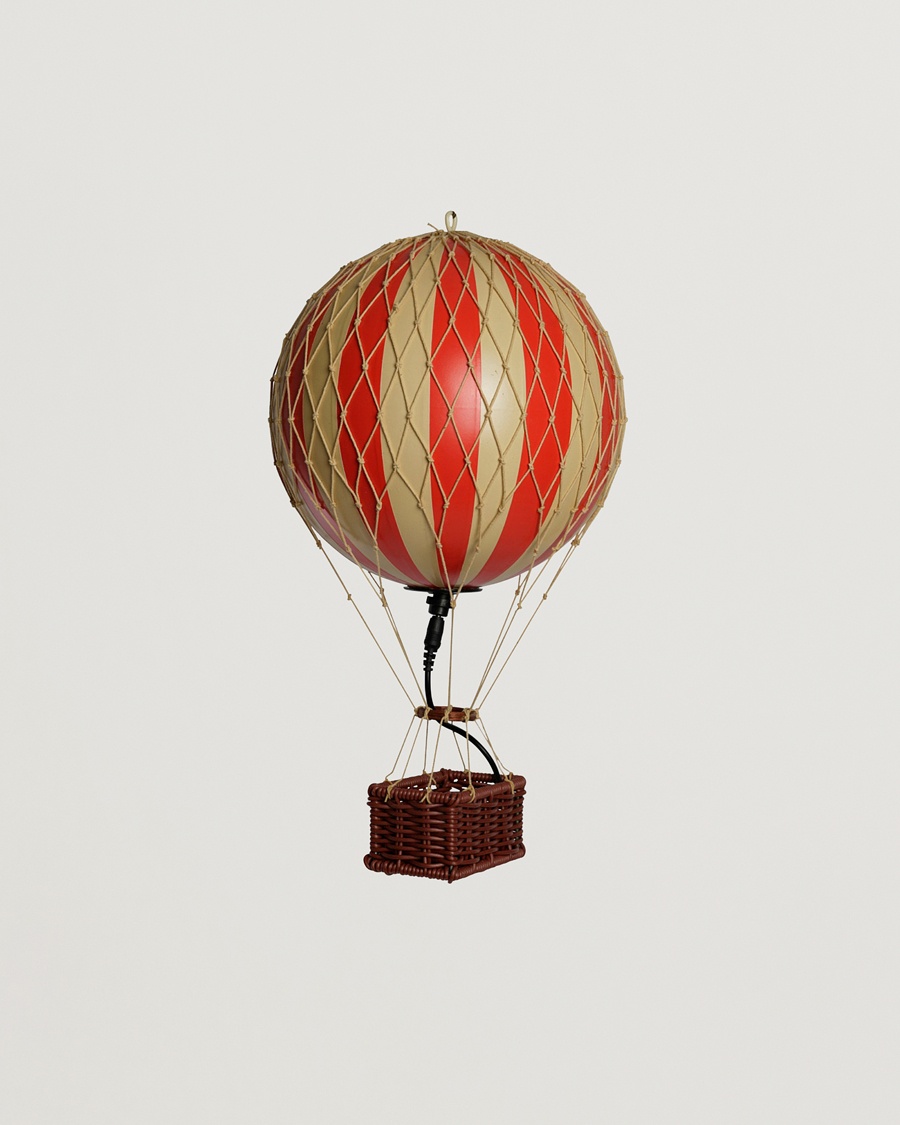 Authentic Models Travels Light Led Balloon True Red – Rood
