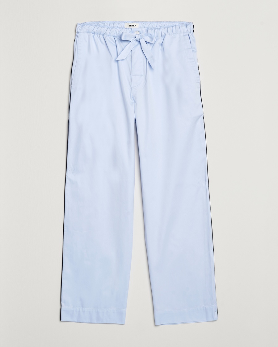 Tekla Sateen Pyjama Pants Bellhop Blue – Bleu