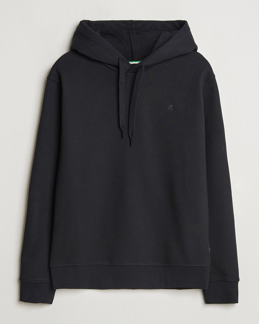 Homme | Sweat-Shirts À Capuche | Replay | Tonal Logo Hoodie Black