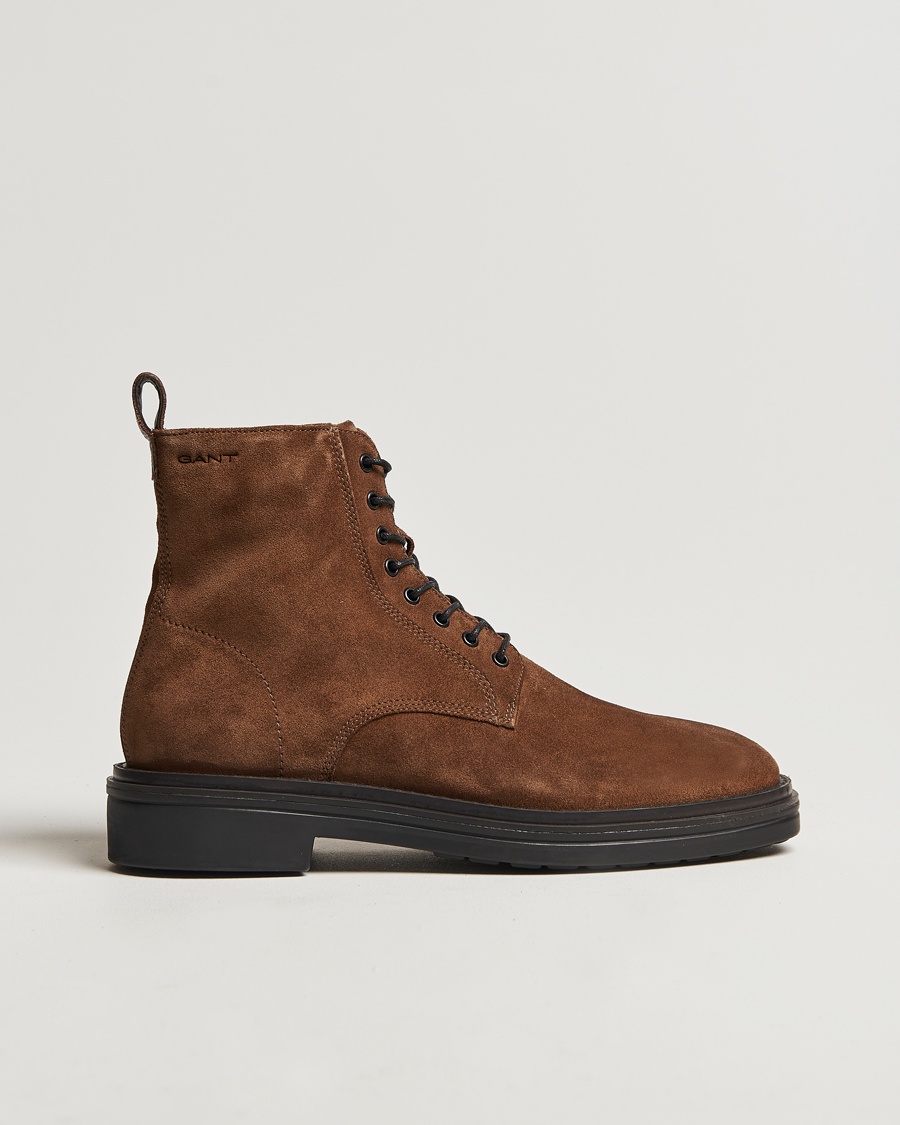 Heren | Winterschoenen | GANT | Boggar Suede Boot Warm Khaki