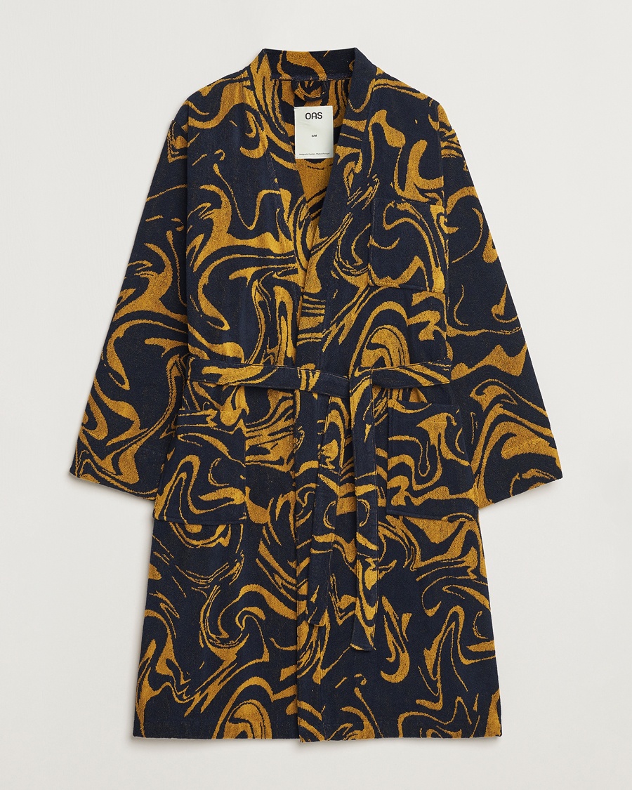 OAS Marble Robe Black/Yellow – Jaune