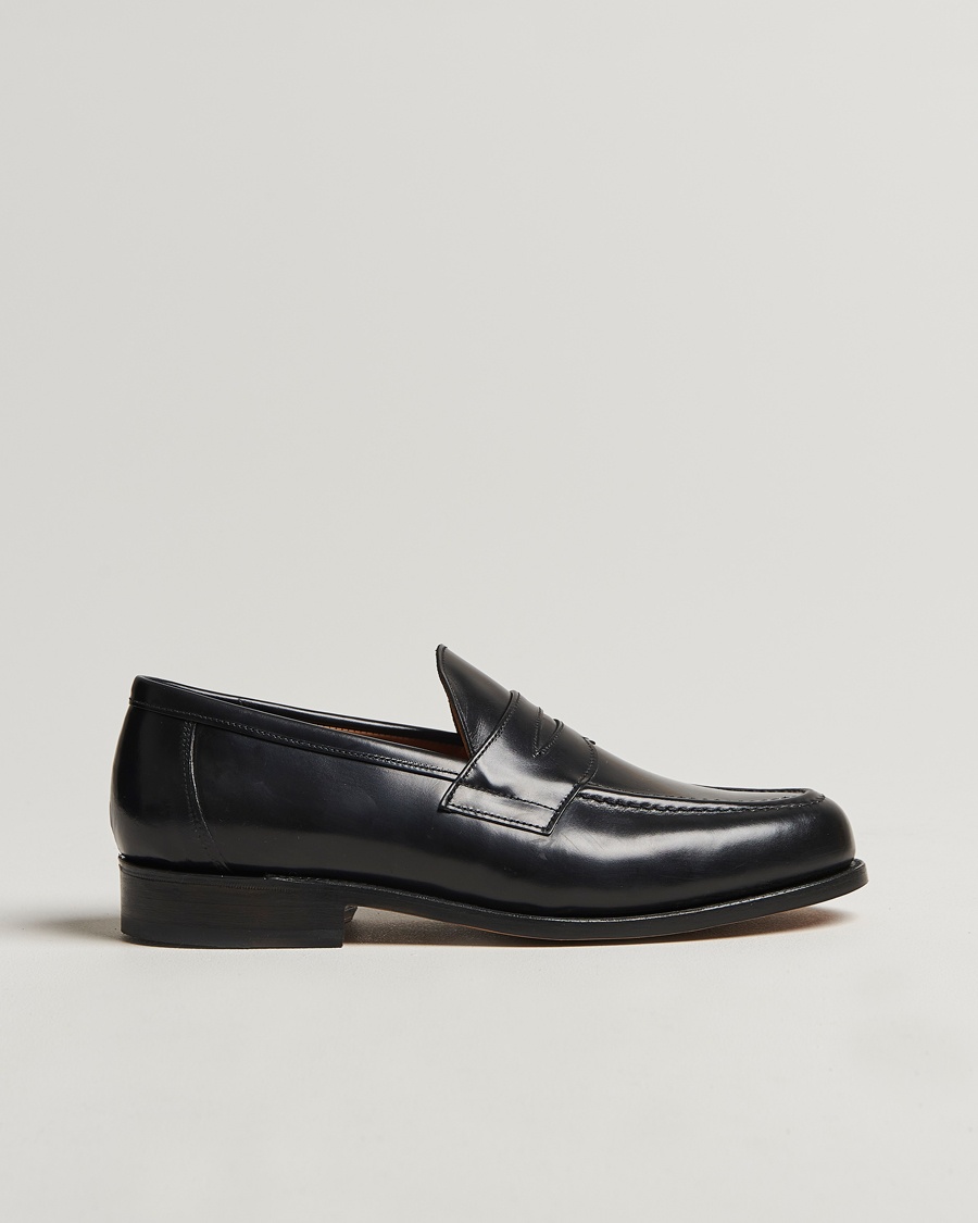 Homme | Loafers | Sanders | Aldwych Calf Penny Loafer Black