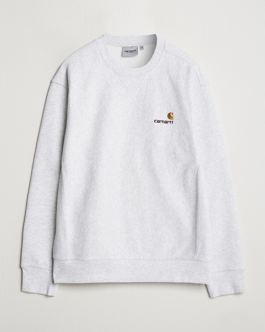 Heren | Carhartt WIP | Carhartt WIP | American Script Sweatshirt Ash Heather