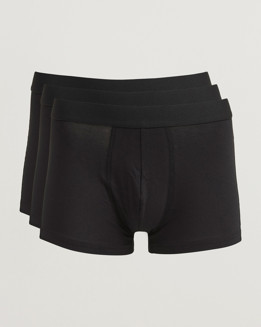 Bread & Boxers 3-Pack Trunk Black – Zwart