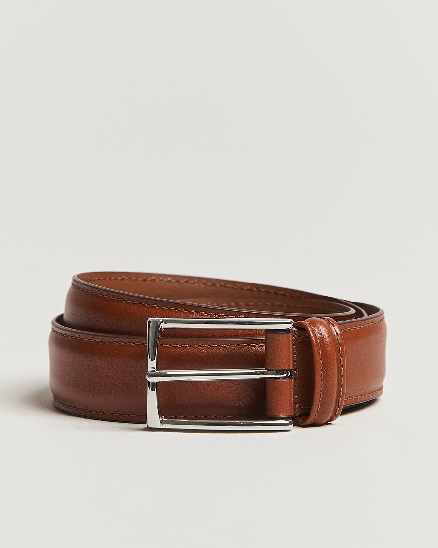 Anderson's Leather Suit Belt 3 cm Light Brown – Marron
