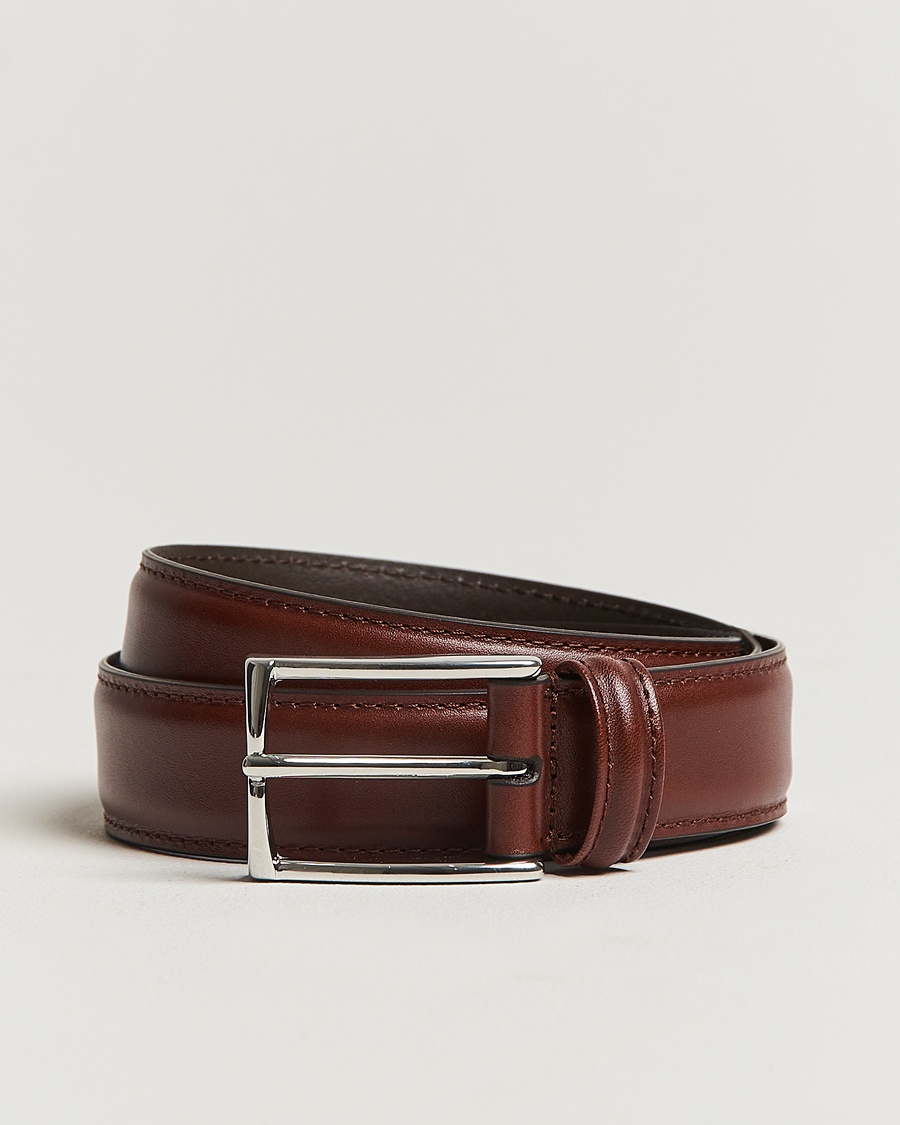 Anderson's Leather Suit Belt 3 cm Brown – Marron
