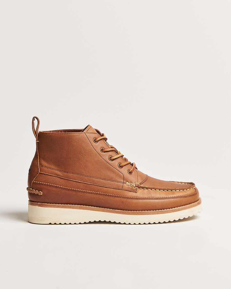 Polo Ralph Lauren Ranger Leather Boots Polo Tan – Marron