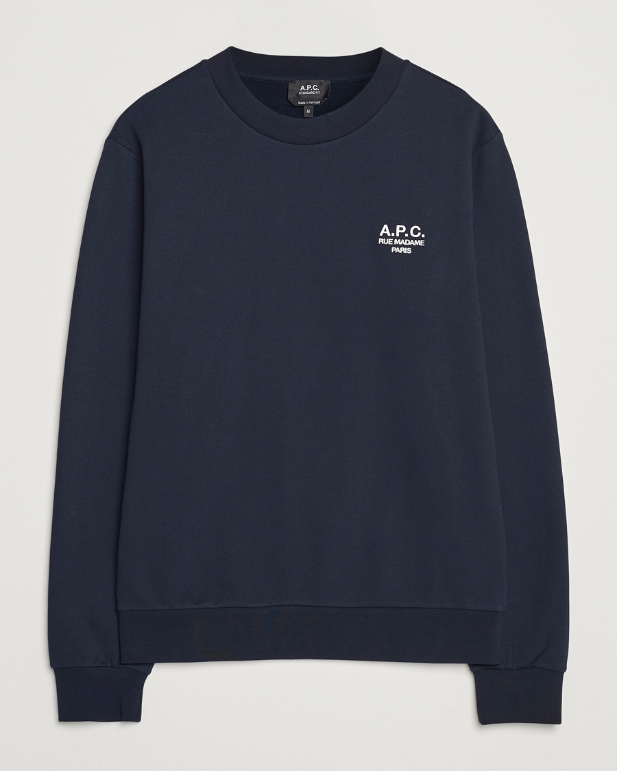 A.P.C. Rue Madame Sweatshirt Dark Navy – Bleu