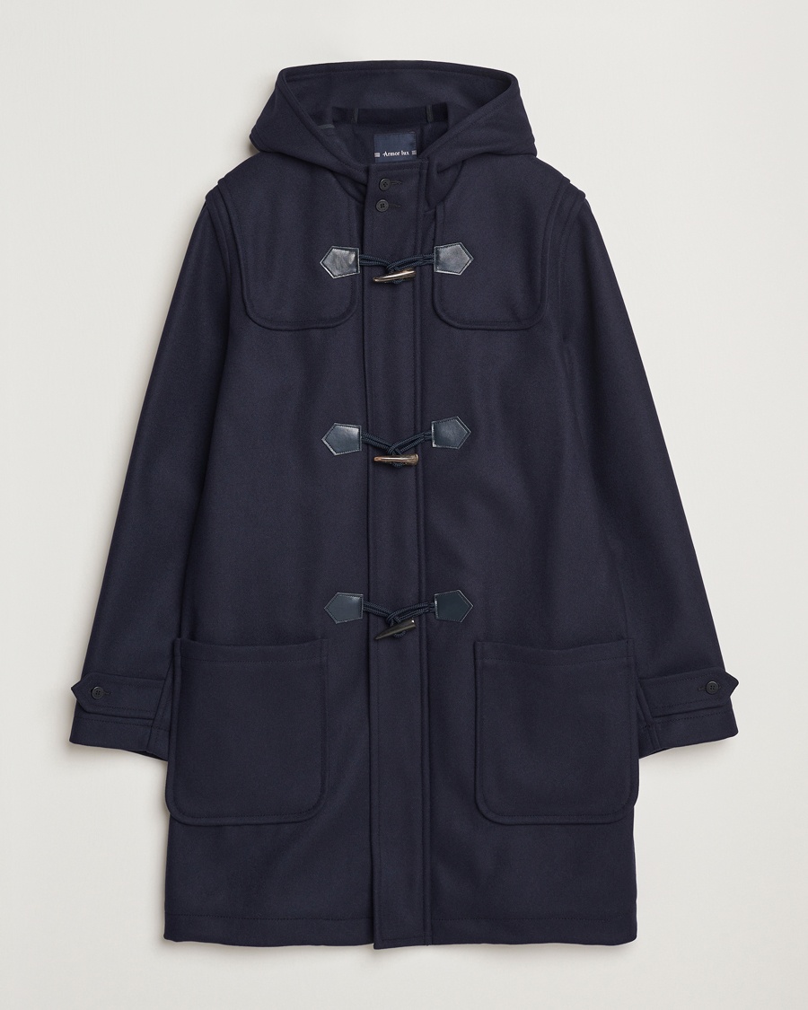 Armor-lux Quimper Duffle Coat Navy – Bleu