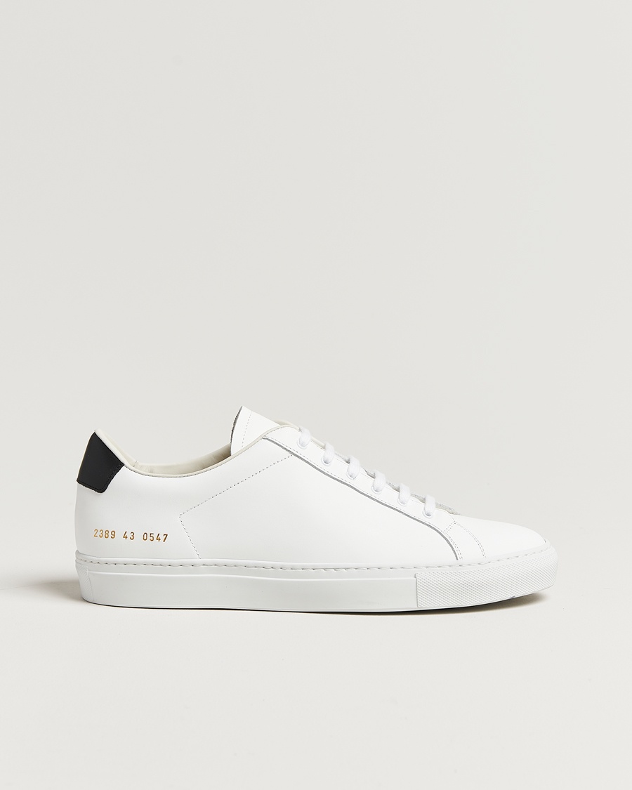 Homme | | Common Projects | Retro Classic Leather Sneaker White/Black