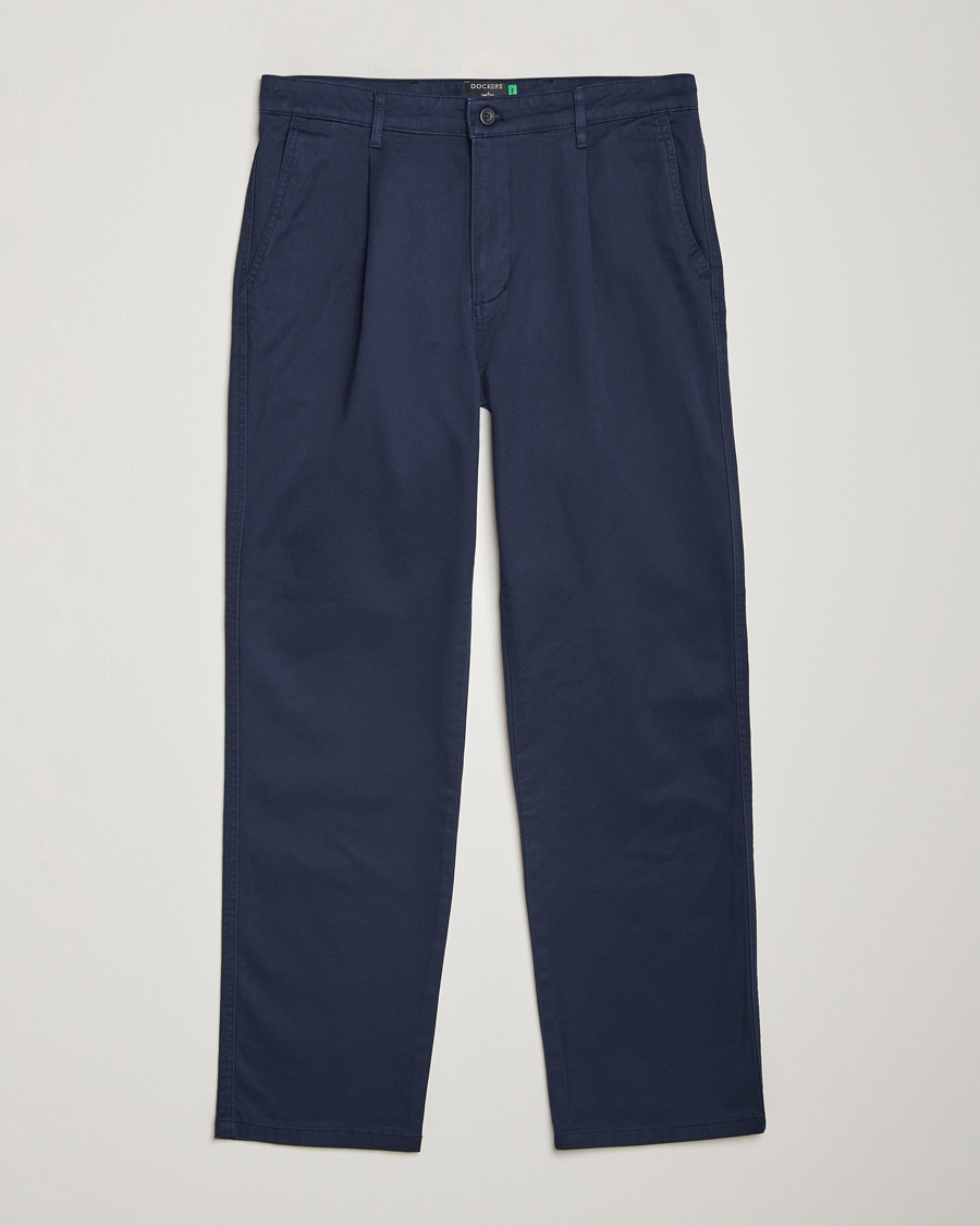 Homme | | Dockers | Original Pleated Cotton Chino Navy Blazer