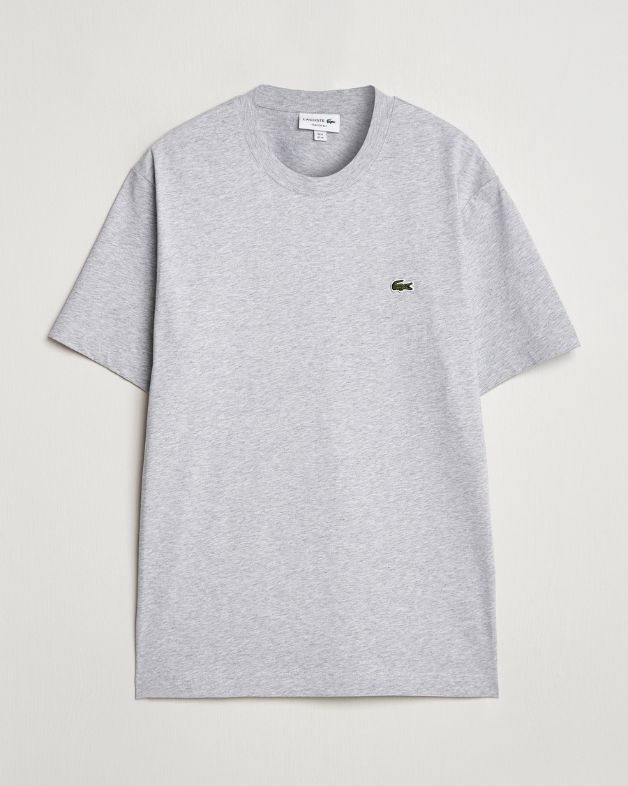 Lacoste Crew Neck T-Shirt Silver Chine – Gris