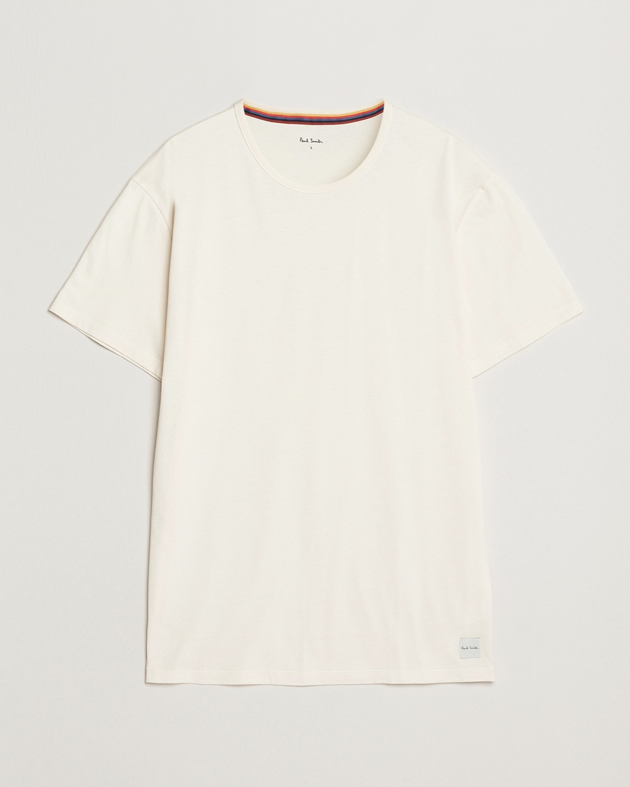 Paul Smith Artist Rib Crew Neck T-Shirt White – Blanc