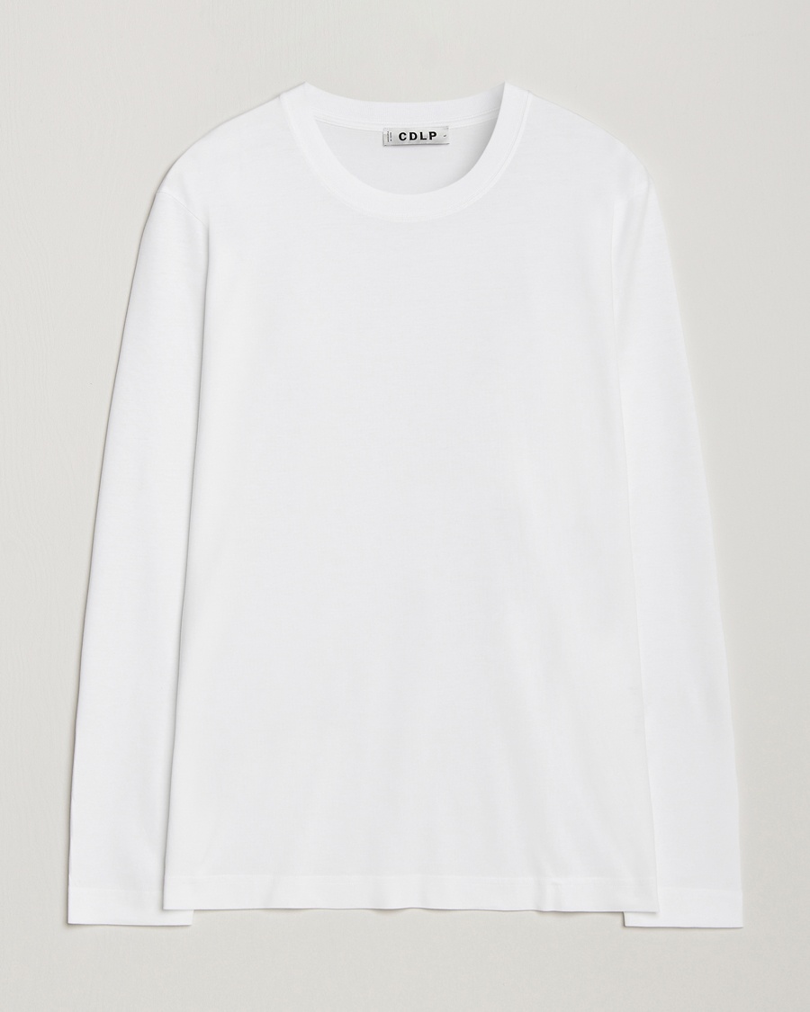 CDLP Midweight Long Sleeve T-Shirt White – Wit