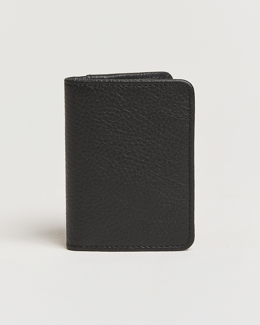 Homme | Sections | Loake 1880 | Fenchurch Grained Leather Card Holder Black