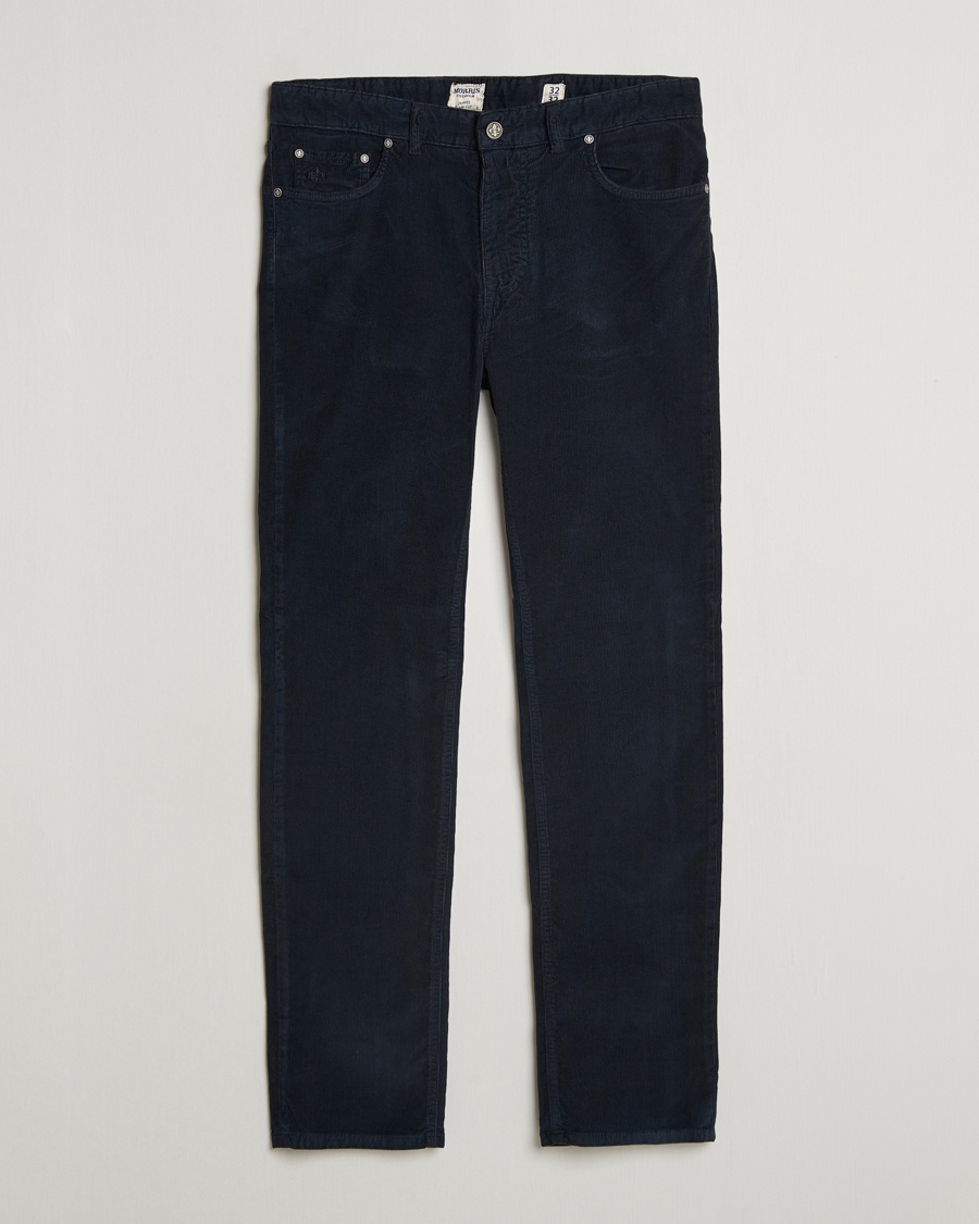 Morris James Corduroy 5-Pocket Pant Navy – Bleu
