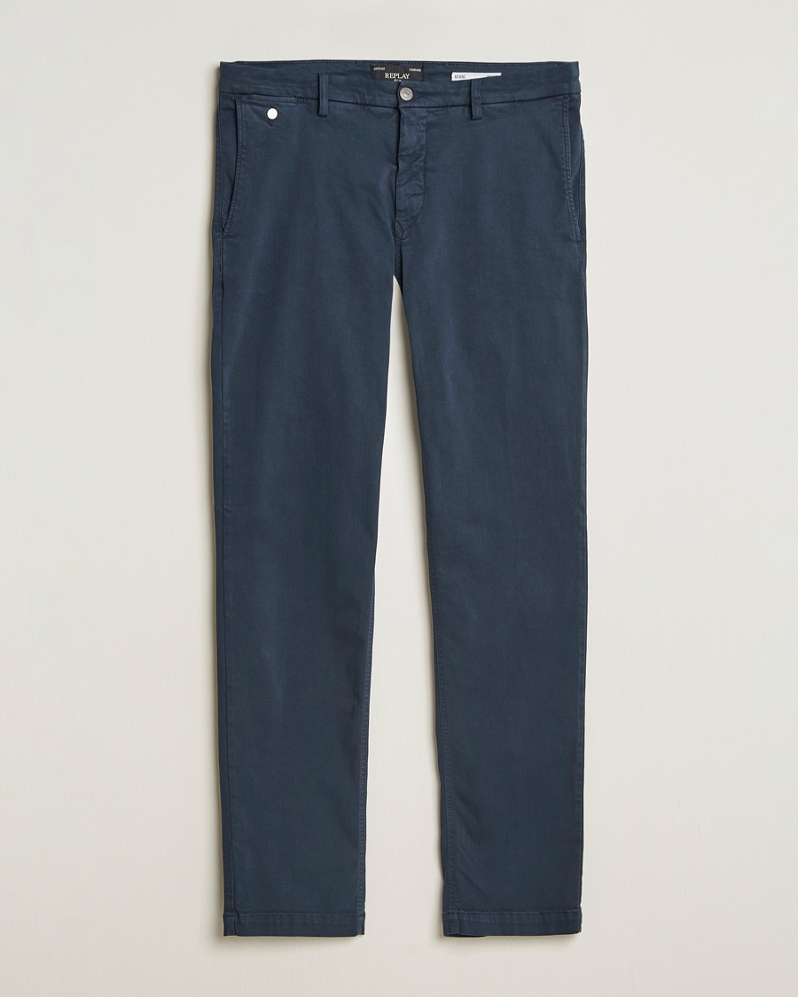 Replay Benni Hyperflex X-Lite Chinos Navy – Bleu