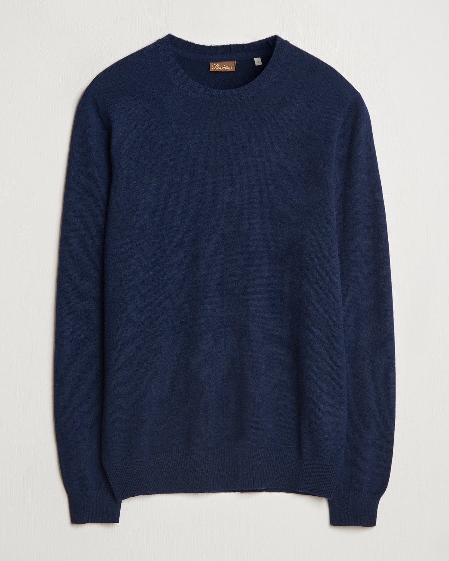 Stenströms Cashmere Crewneck Navy – Blauw