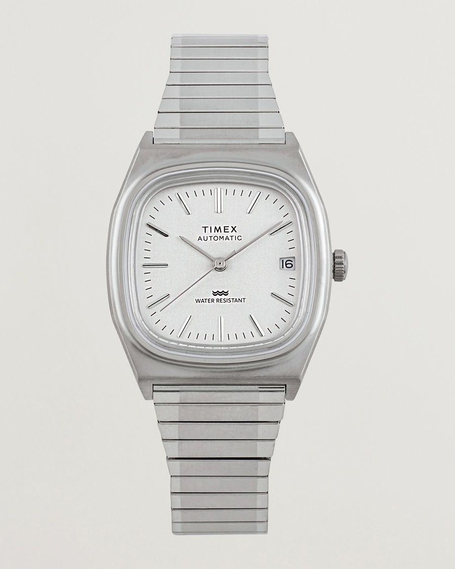Timex 1983s Automatic Reissue 34mm White Dial – Wit