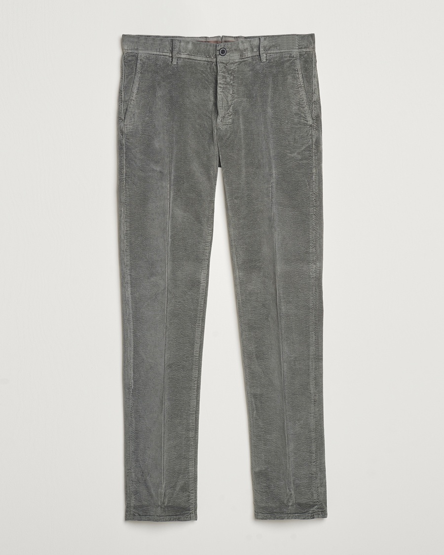 Homme | Incotex | Incotex | Slim Fit Leisure Cord Slacks Grey