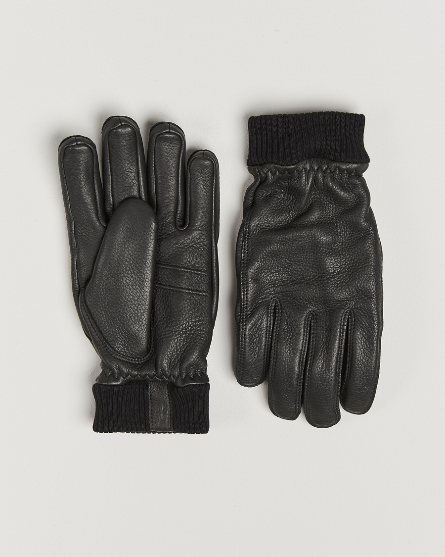 Hestra Tore Deerskin Primaloft Lined Glove Black – Noir