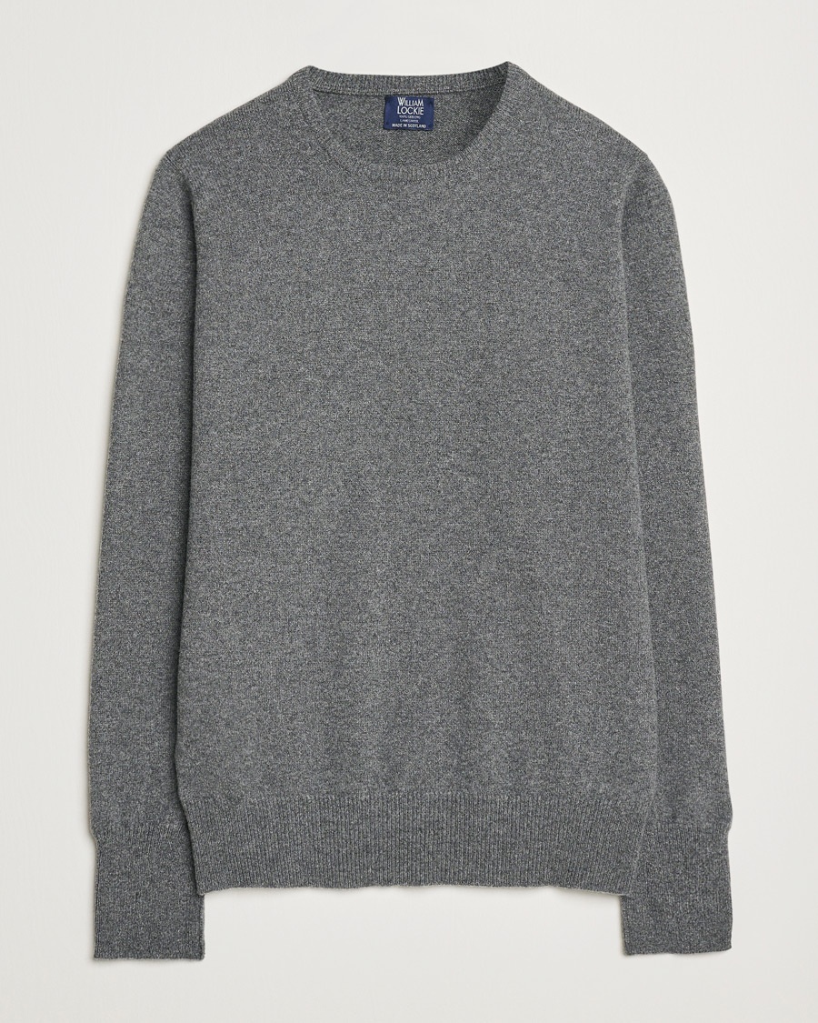 Homme | | William Lockie | Rob Lambswool Crewneck Cliff