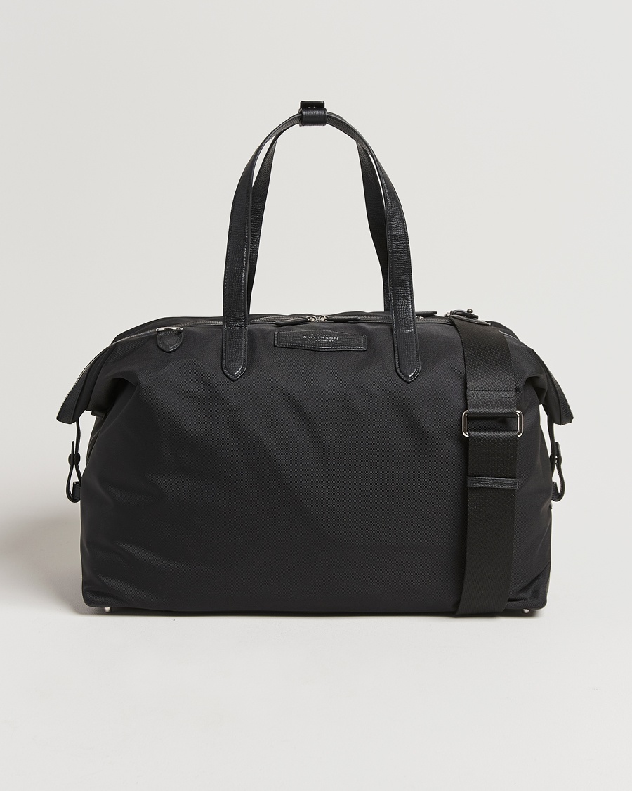 Smythson Canvas Norton Travel Bag Black – Zwart