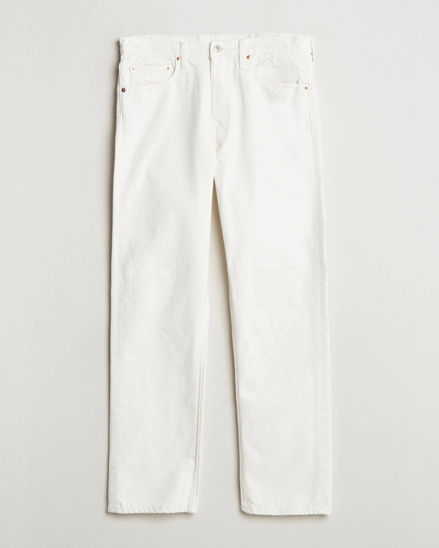 Homme | Jeans Blancs | orSlow | Straight Fit 105 Selvedge Jeans White