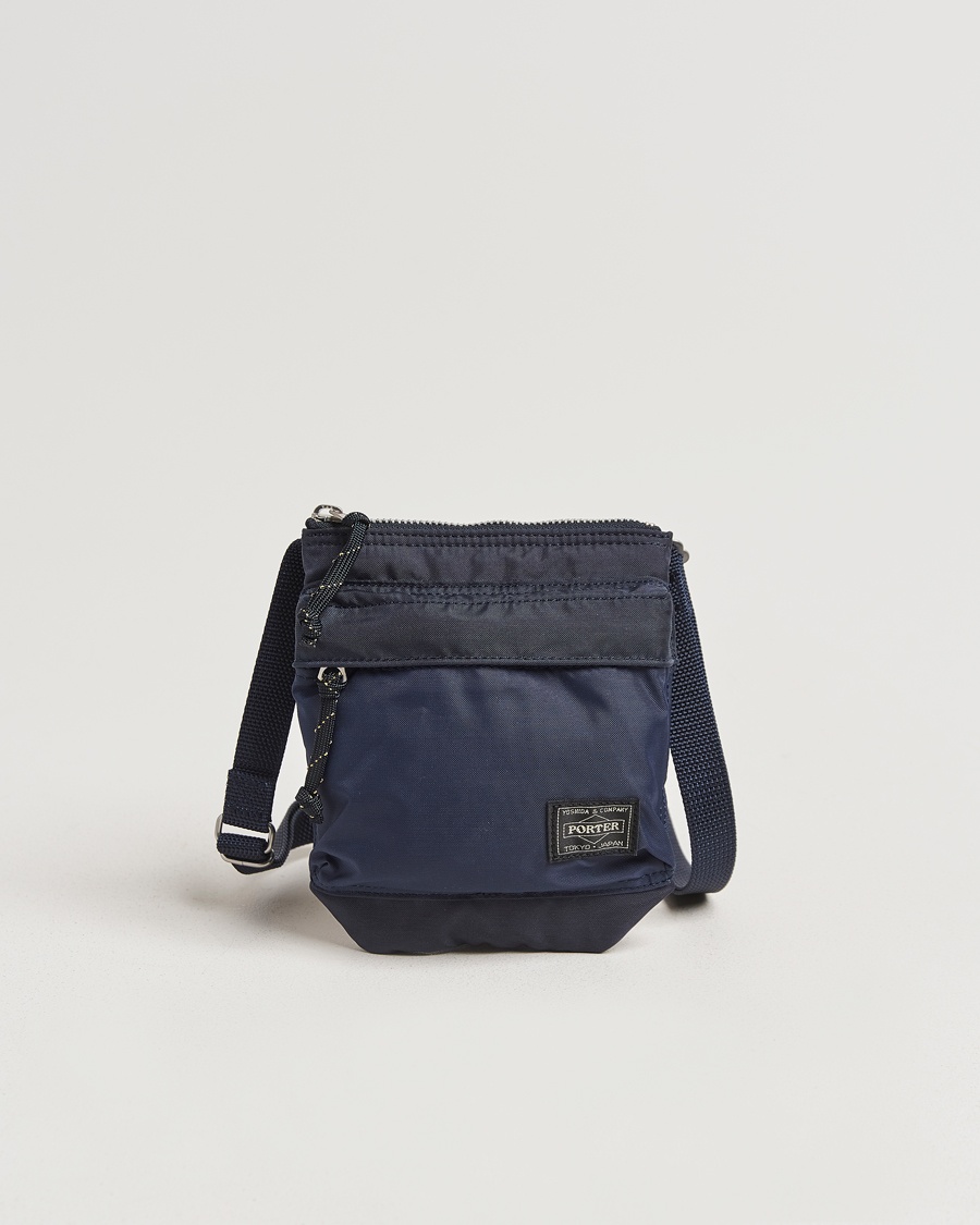 Porter-Yoshida & Co. Force Small Shoulder Pouch Navy Blue – Blauw