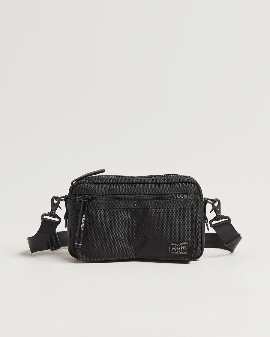 Heren | Schoudertassen | Porter-Yoshida & Co. | Heat Small Shoulder Bag Black