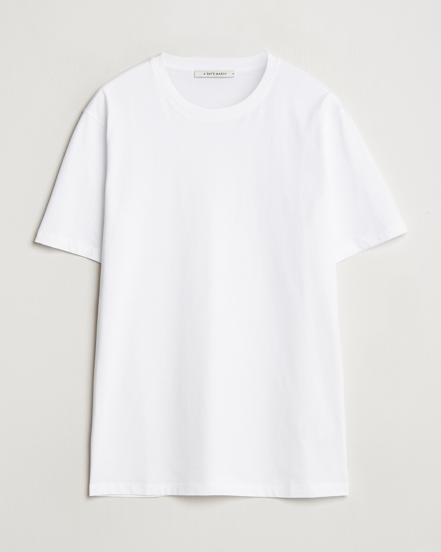 Homme | Business & Beyond | A Day's March | Midweight T-Shirt White
