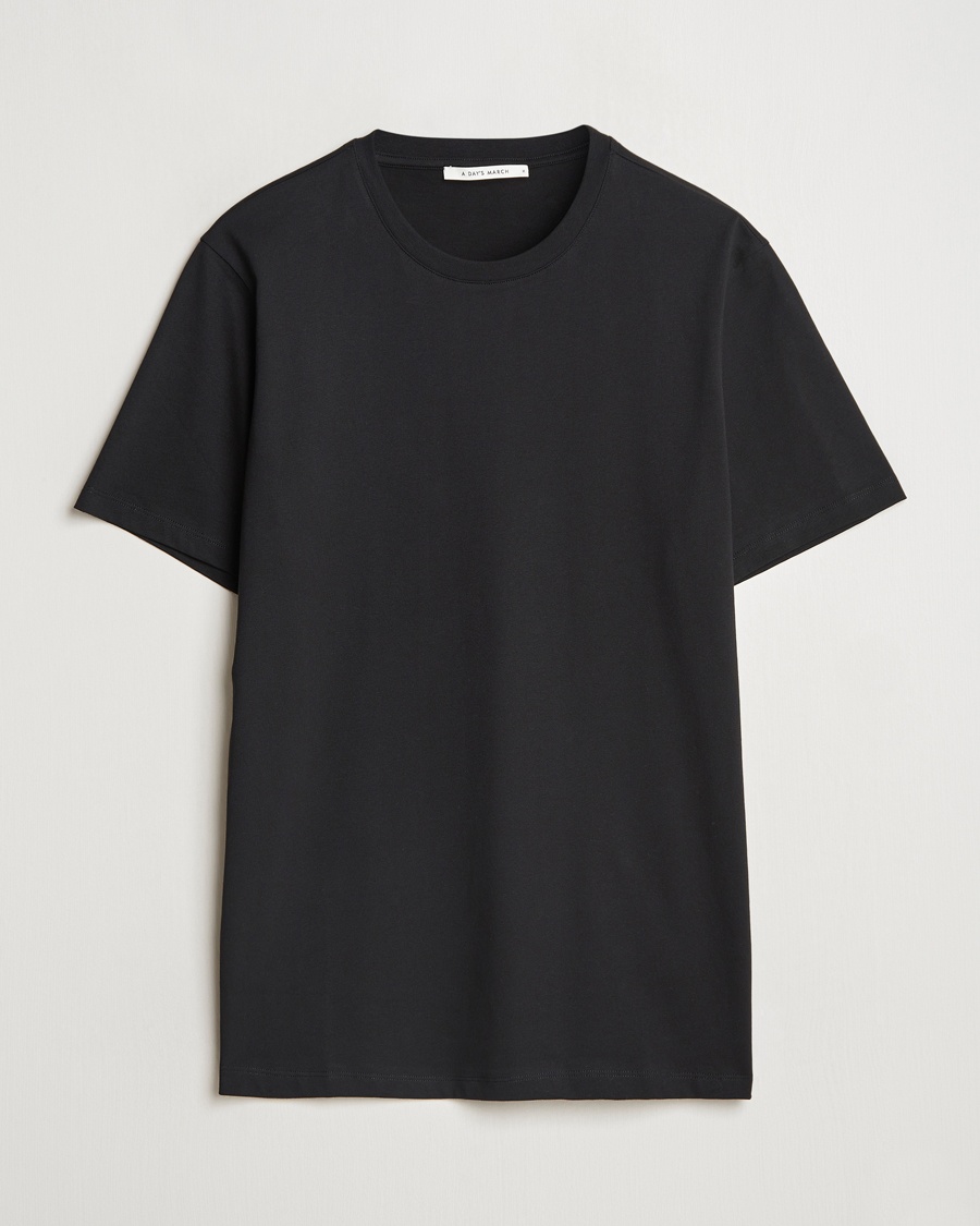 A Day's March Midweight T-Shirt Black – Zwart