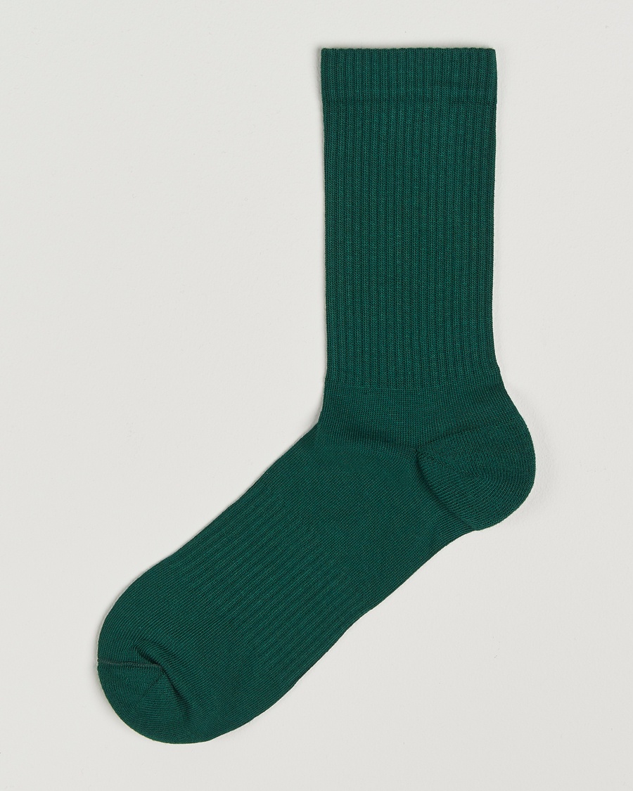 Sweyd Crew Cotton Socks Green – Groen