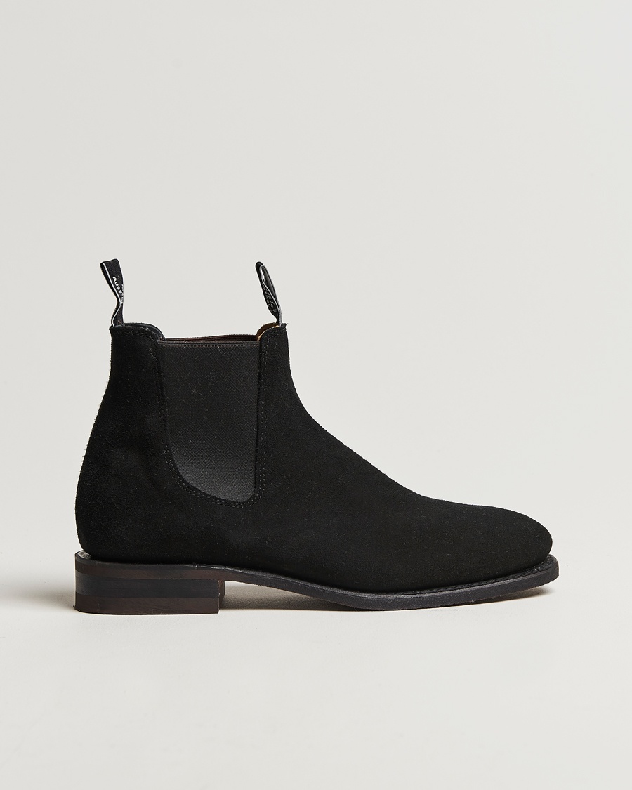 R.M.Williams Comfort Craftsman G Boot Black Suede – Zwart