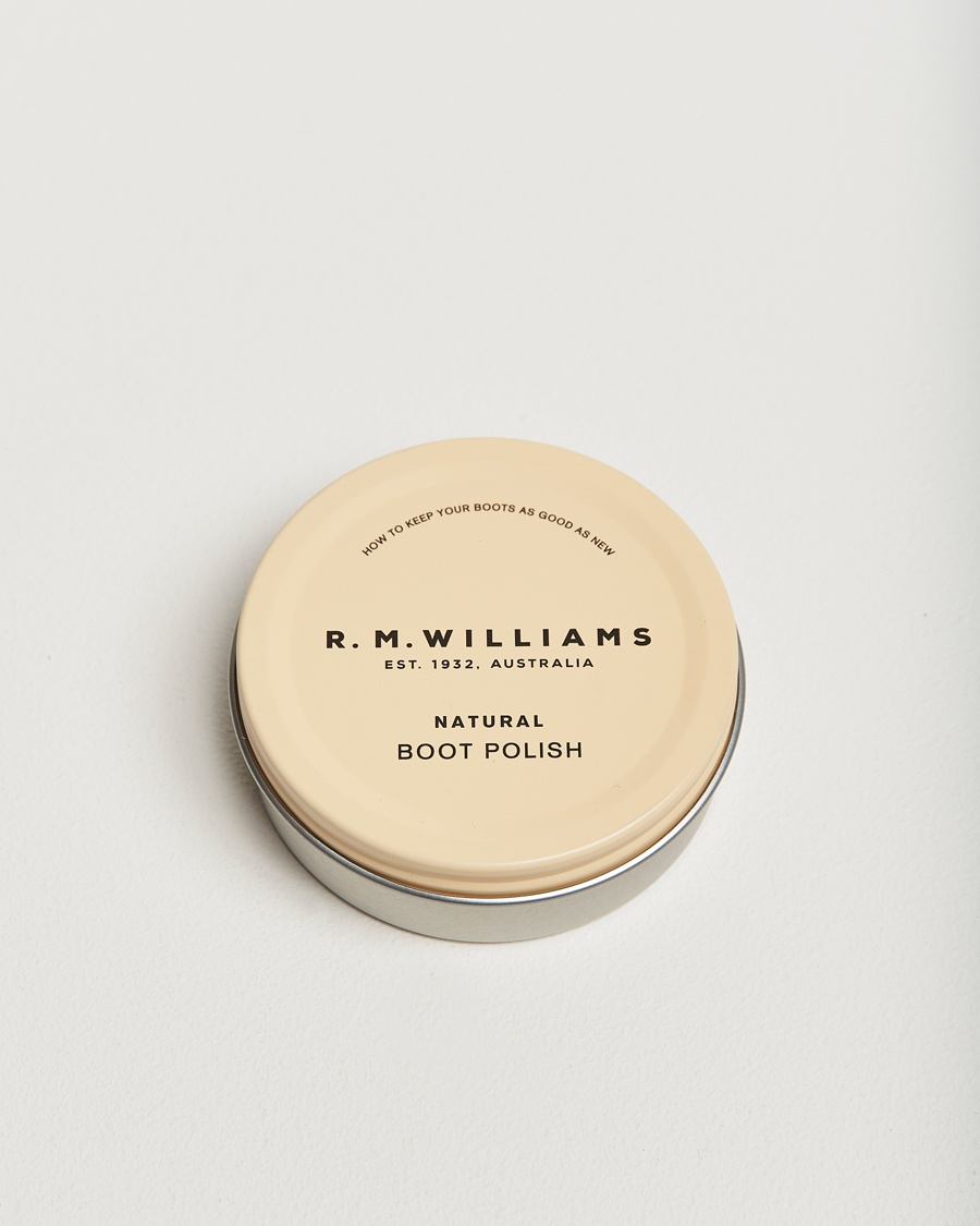 R.M.Williams Stockman's Boot Polish 70ml Natural – Transparant
