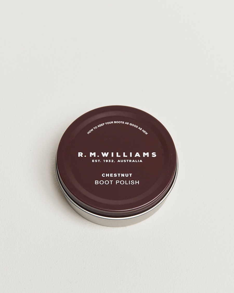 R.M.Williams Stockman's Boot Polish 70ml Chestnut – Bruin