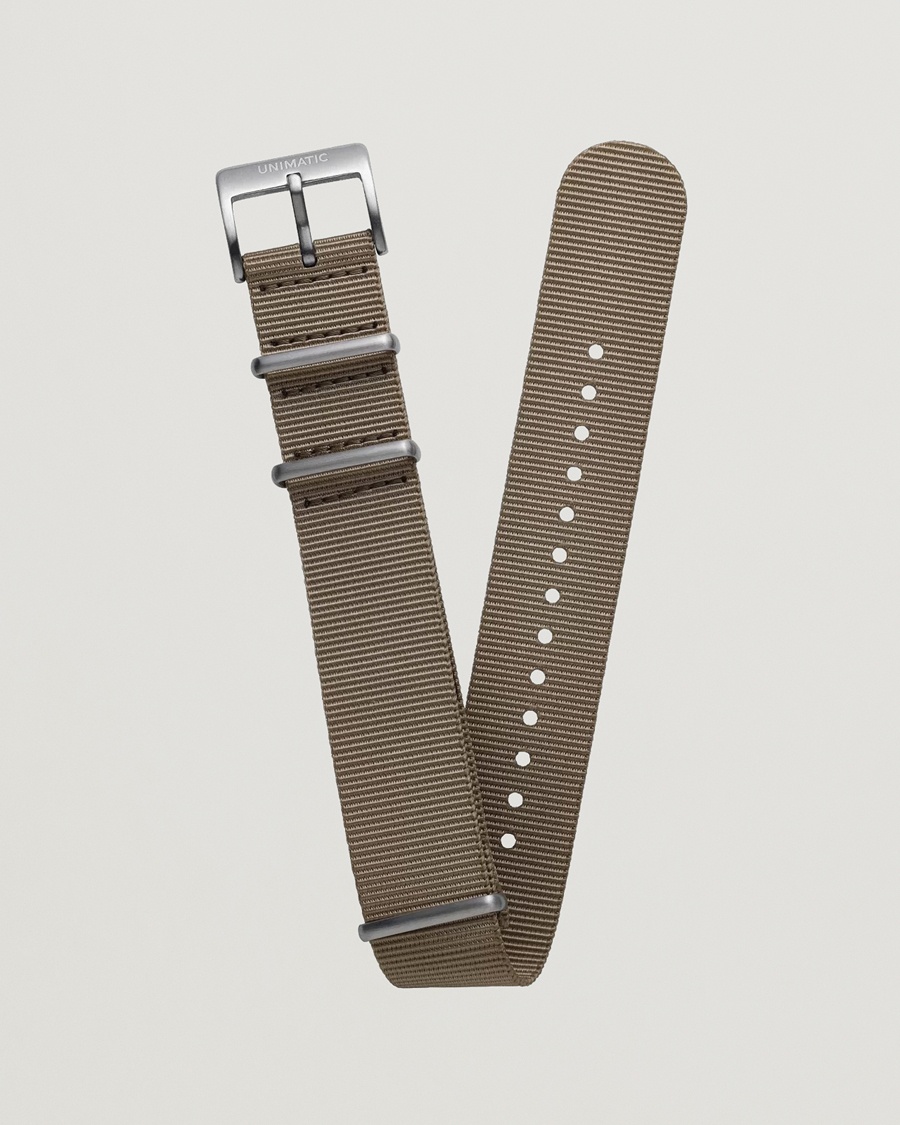 Homme | Vêtements | UNIMATIC | Nylon Nato Steel 22m Strap Sand