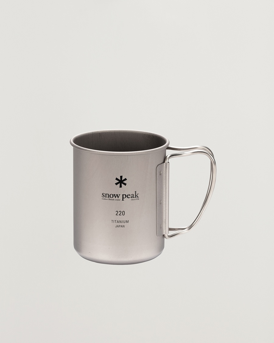 Snow Peak Single Wall Mug 220 Titanium – Grijs