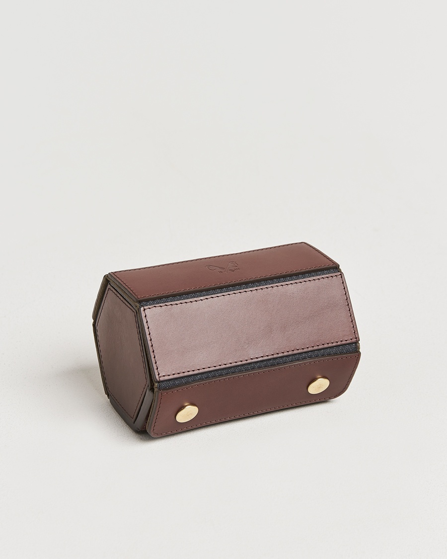 Bennett Winch Double Watch Roll Brown – Marron