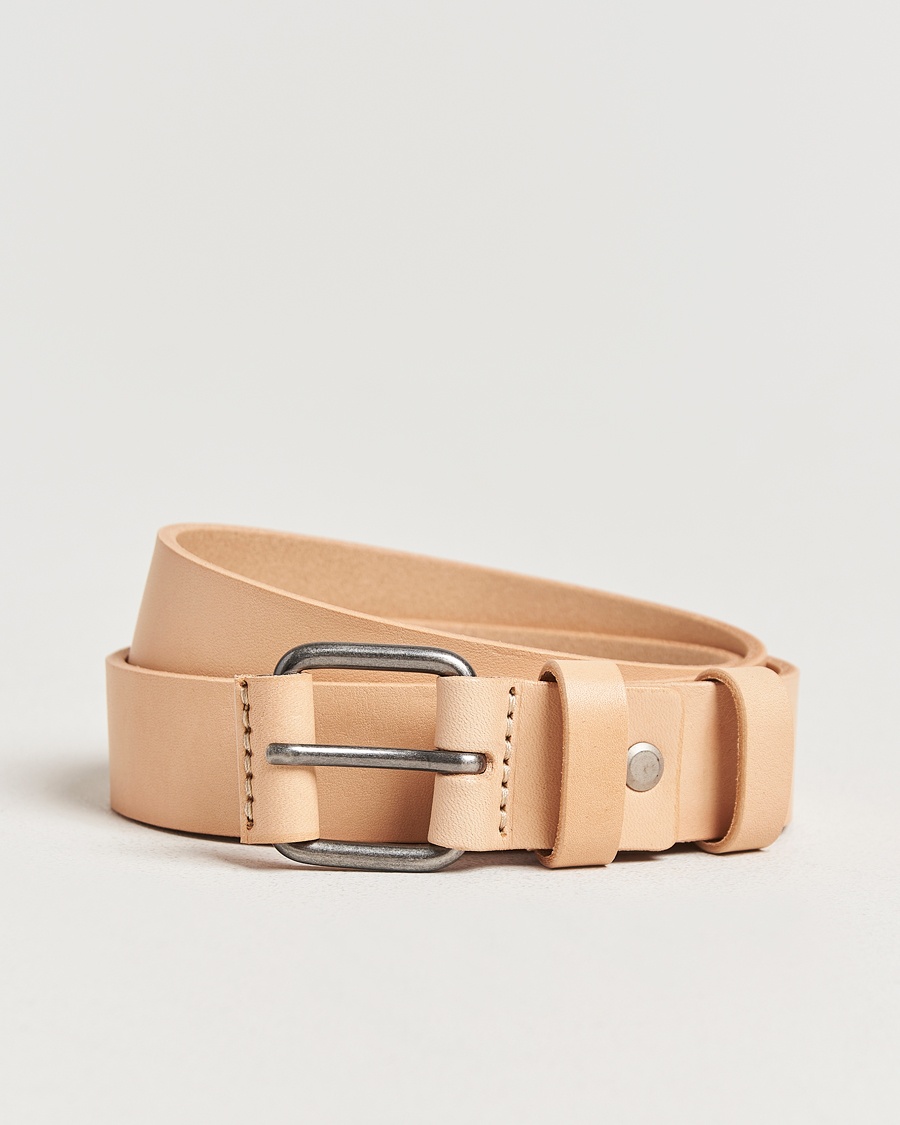 Homme | Sections | Nudie Jeans | Dwayne Leather Belt Natural