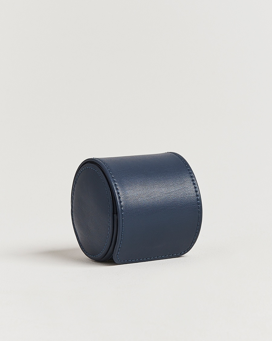 WOLF Single Watch Roll Earth Midnight Blue – Blauw