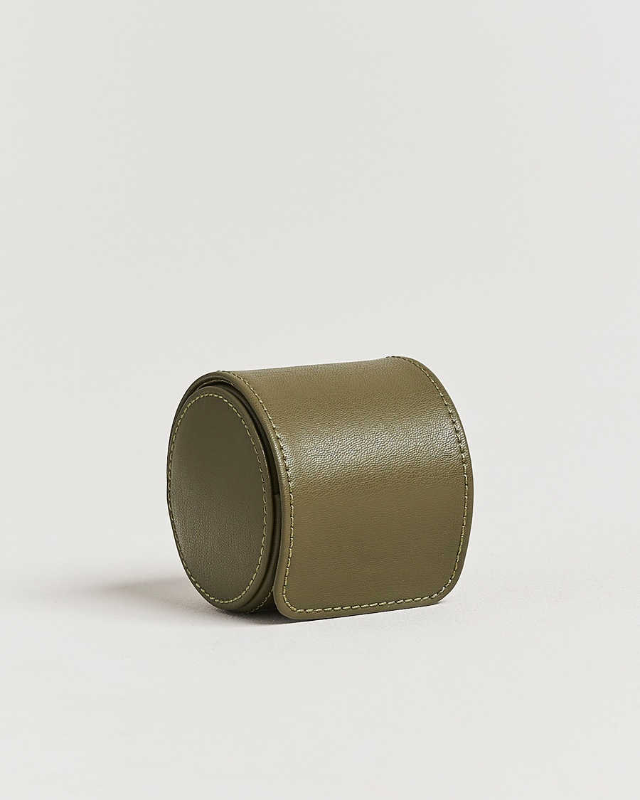 Homme | | WOLF | Single Watch Roll Earth Olive