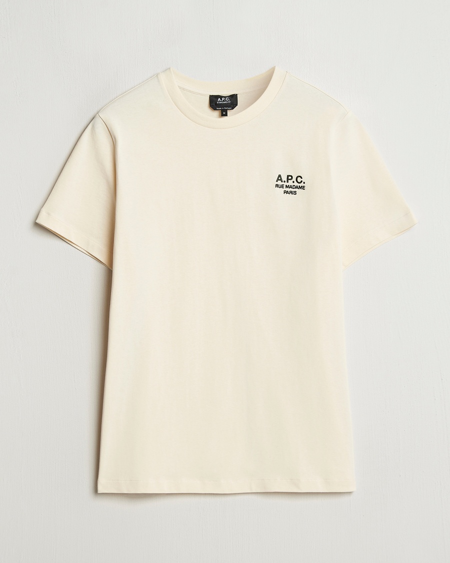 Homme | Vêtements | A.P.C. | Rue Madame T-Shirt Ecru
