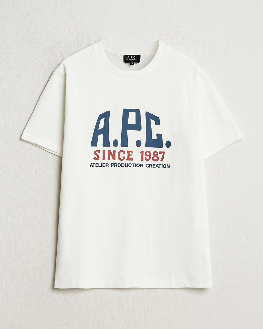 Homme | A.P.C. | A.P.C. | Print Label T-Shirt White