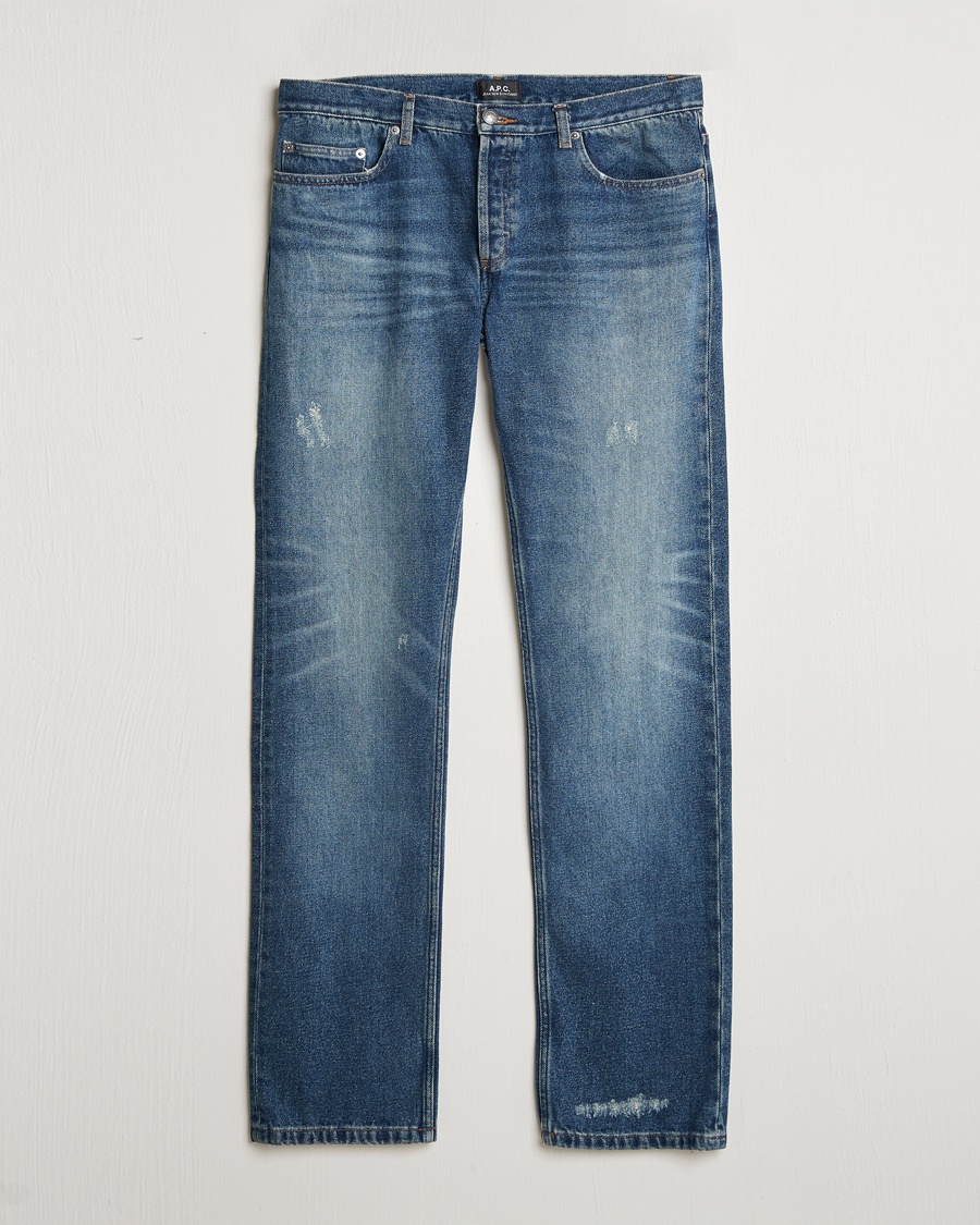 Heren | Jeans | A.P.C. | New Standard Jeans Washed Indigo