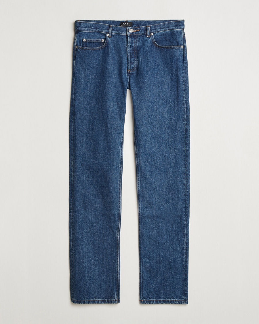 A.P.C. New Standard Jeans Washed Indigo – Bleu