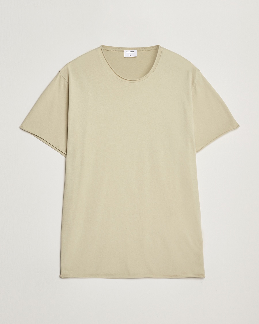 Homme | | Filippa K | Roll Neck Crew Neck T-Shirt Faded Moss