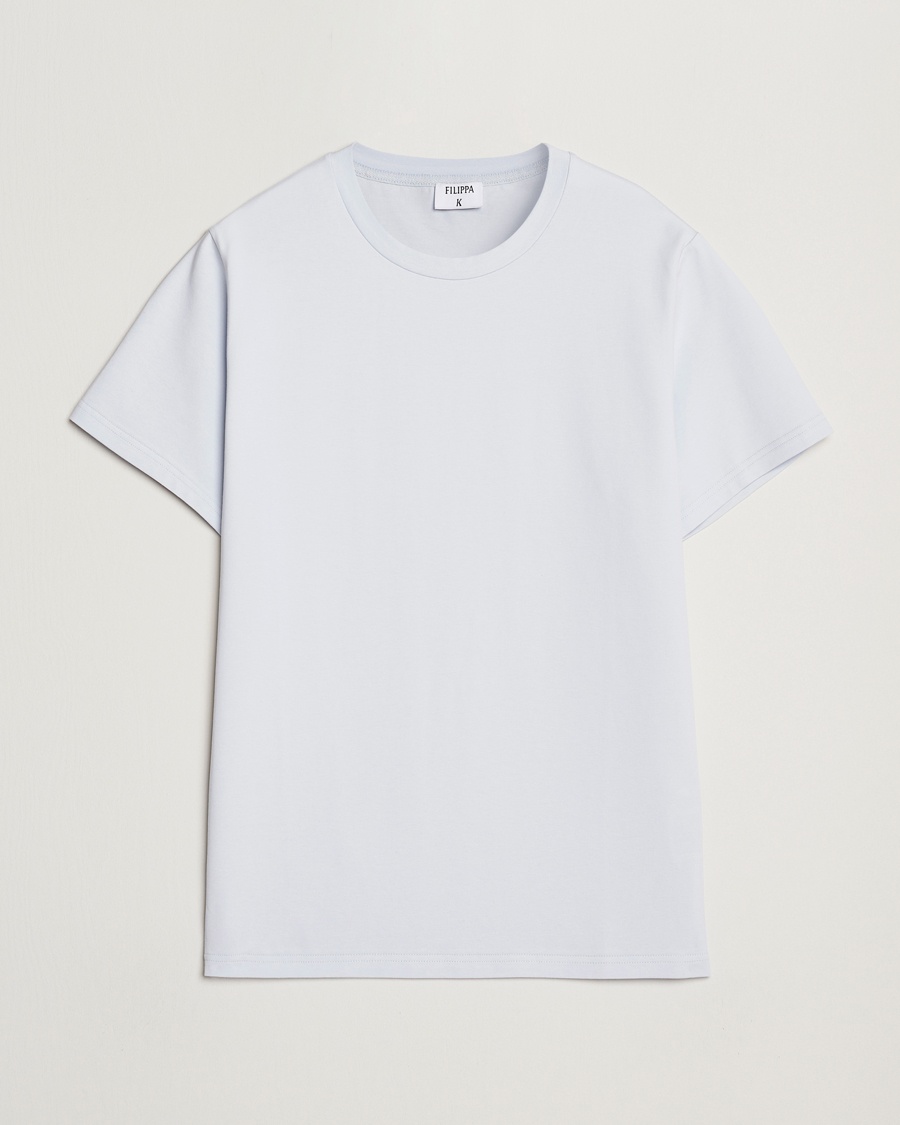 Homme | | Filippa K | Soft Lycra T-Shirt Ice Blue