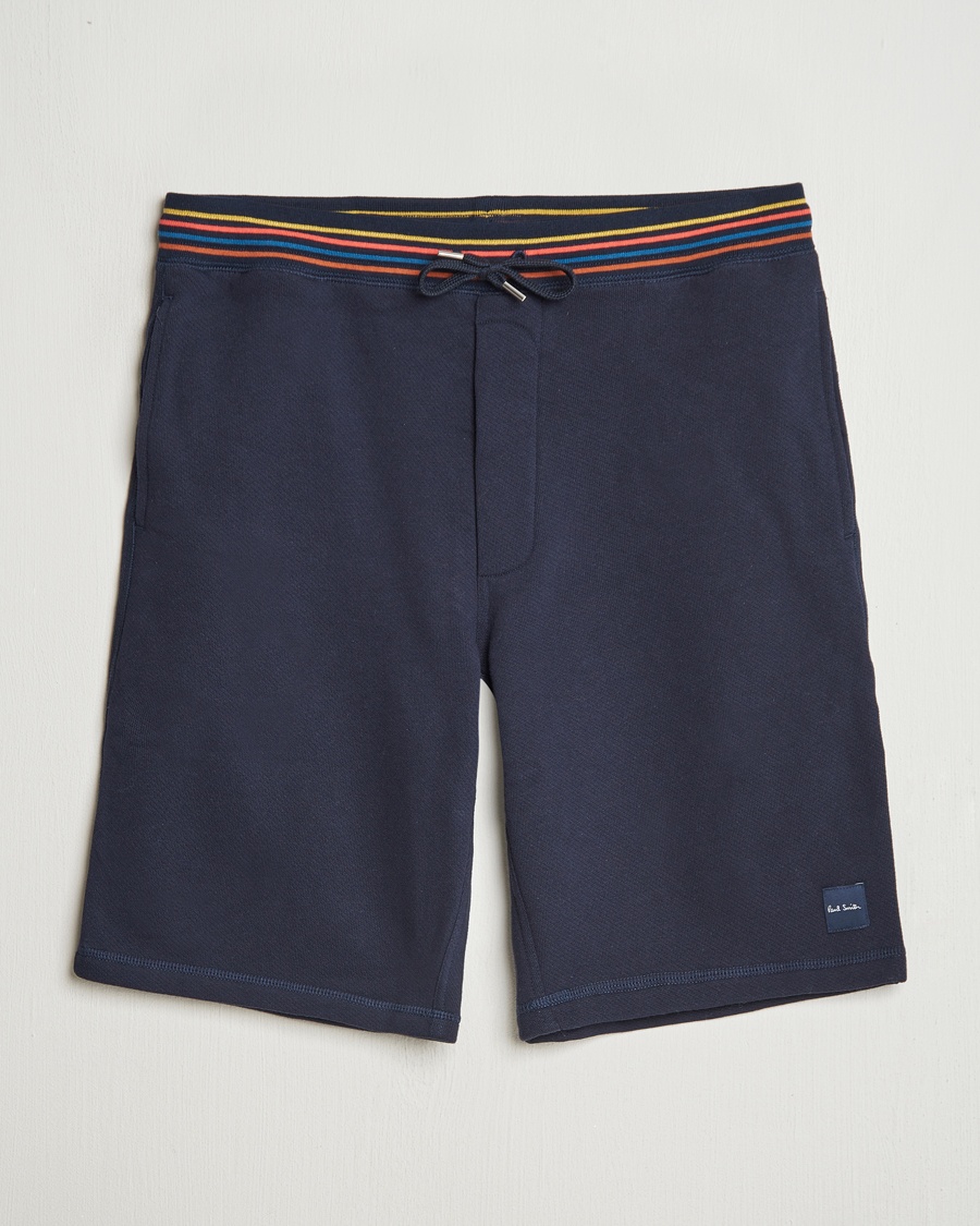 Homme | Best of British | Paul Smith | Artist Rib Sweatshorts Navy
